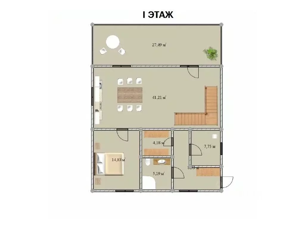 Дом в Ленинградская область, Всеволожский район, Агалатовское с/пос, ... - Фото 2