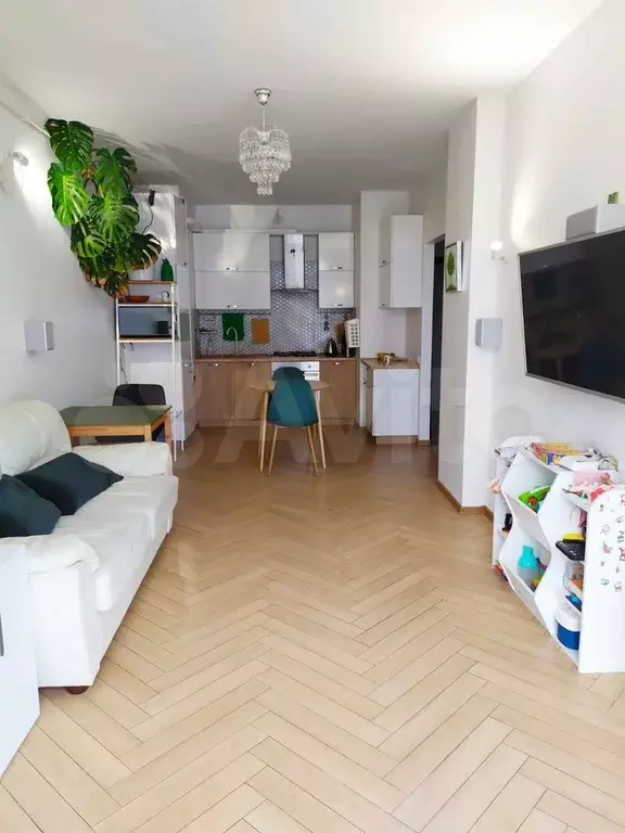 1-к. квартира, 50 м, 6/17 эт. - Фото 1