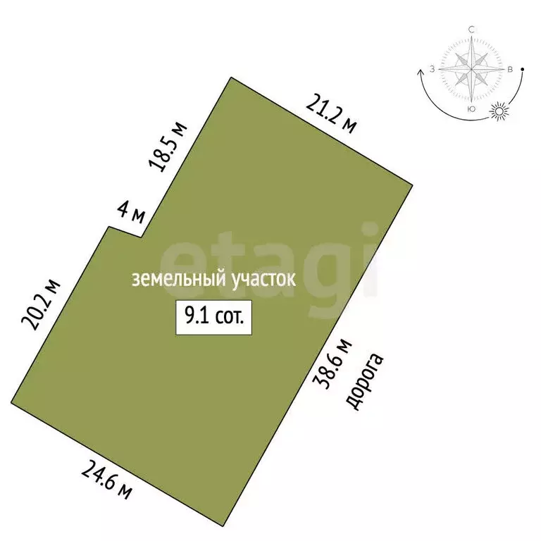 Участок в Тукаевский район, Азьмушкинское сельское поселение, СНТ ... - Фото 1