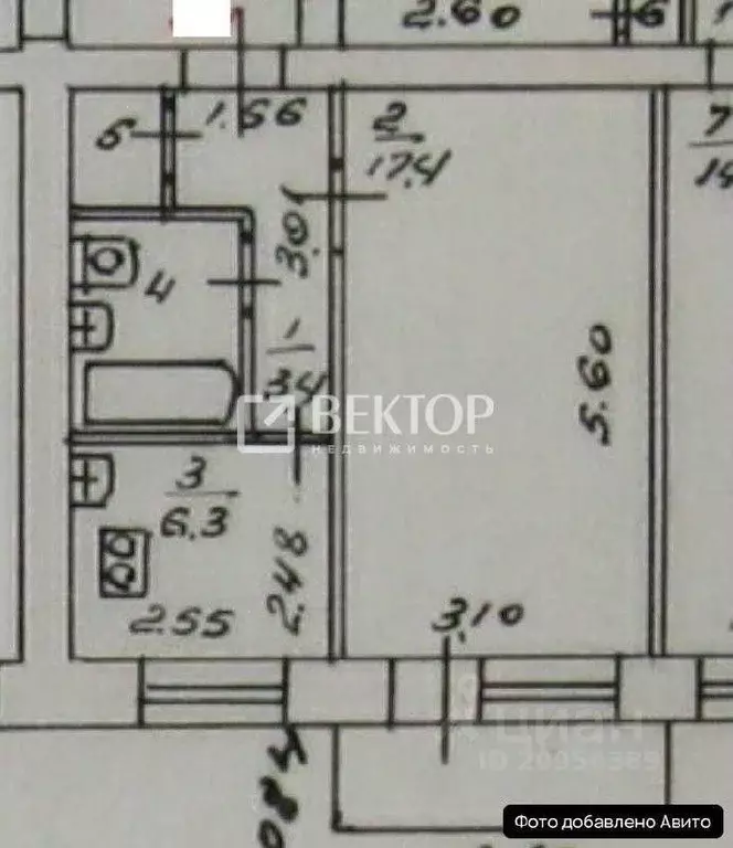 1-к кв. Ивановская область, Иваново Новосельская ул., 4 (31.7 м) - Фото 2