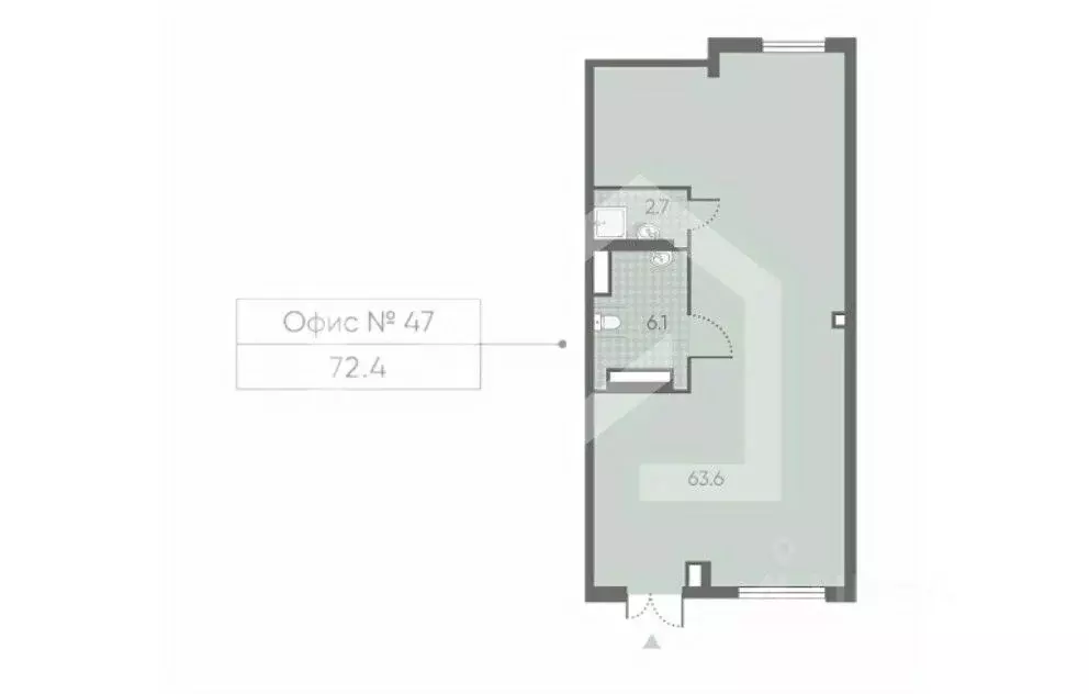 Помещение свободного назначения в Москва Производственная ул., 17 (72 ... - Фото 2
