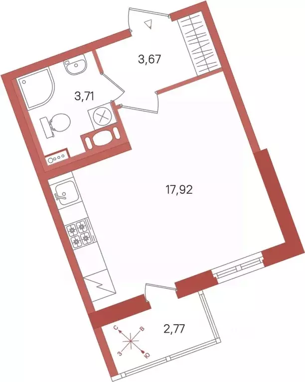 Студия Ленинградская область, Сертолово Всеволожский район, Новое ... - Фото 1