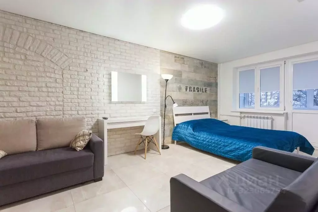 2-к кв. Калининградская область, Калининград Космическая ул., 16 (45.0 ... - Фото 2