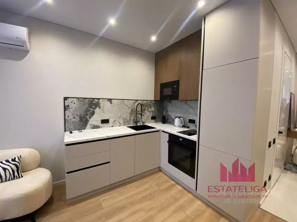 Студия Москва Новоостаповская ул., 20 (25.8 м) - Фото 1