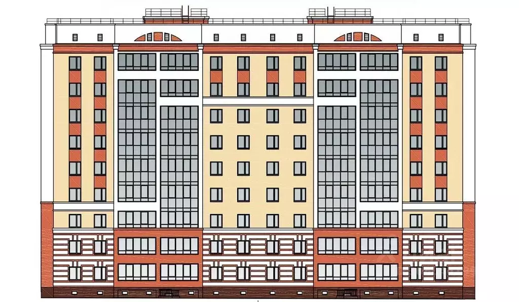 3-к кв. Омская область, Омск ул. А.Н. Кабанова, 2 (97.45 м) - Фото 0