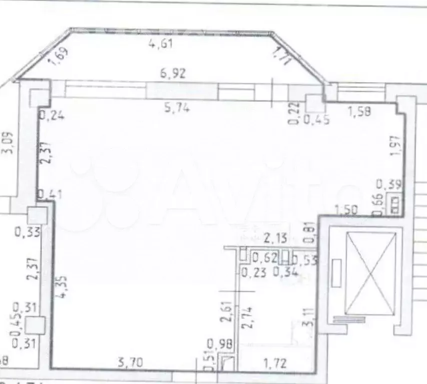 2-к. квартира, 49,7 м, 3/9 эт. - Фото 0