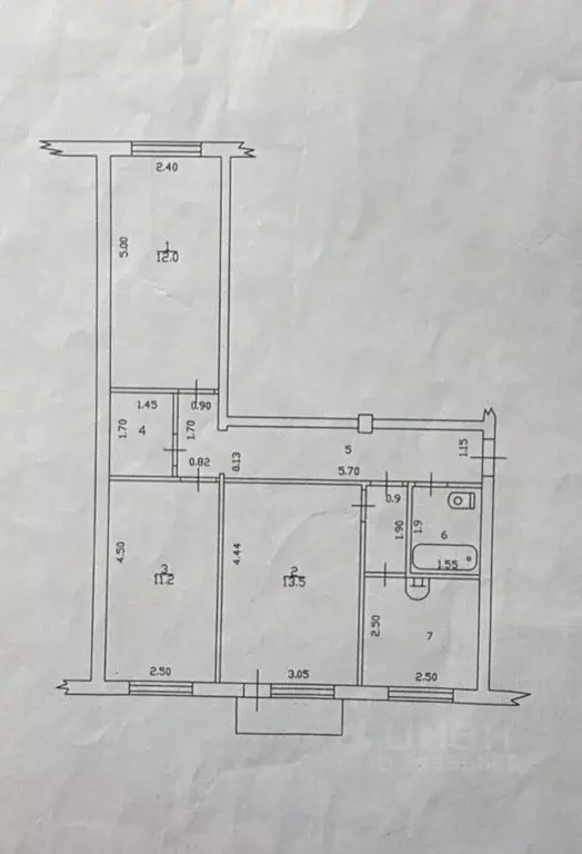 3-к кв. Алтайский край, Бийск Горно-Алтайская ул., 69 (58.2 м) - Фото 2