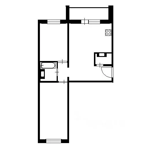 1-к кв. Башкортостан, Уфа Борисоглебская ул., 5/1 (39.9 м) - Фото 2