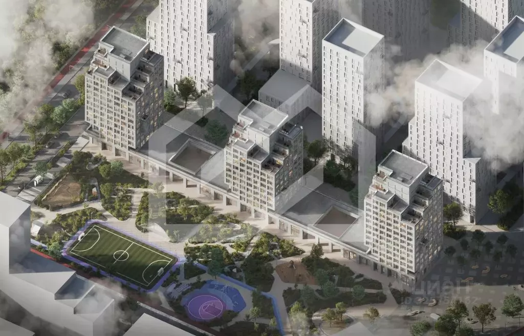 Помещение свободного назначения в Москва 3-я оч., Шагал жилой ... - Фото 1