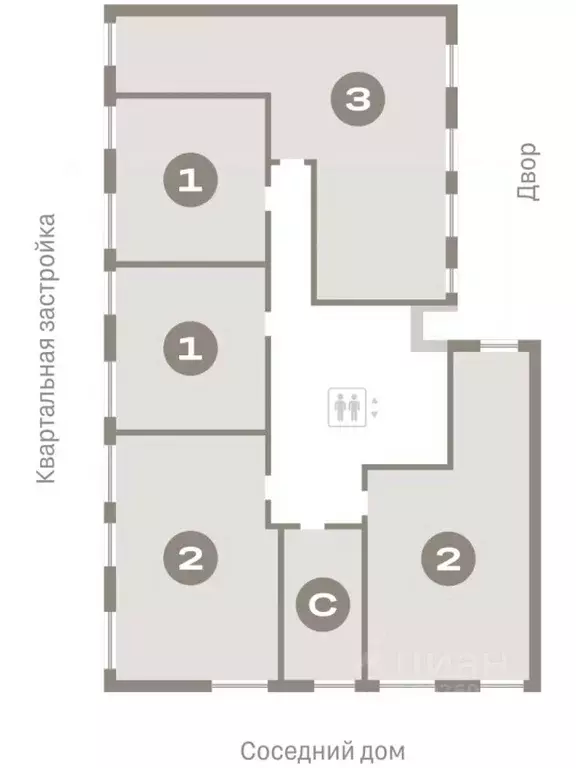 1-к кв. Тюменская область, Тюмень ул. Краснооктябрьская, 4к4 (39.89 м) - Фото 2