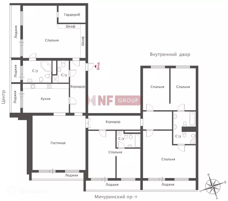 Продаётся 5-к квартира, 326 м - Фото 1