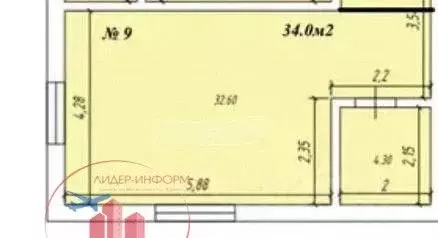 Студия Севастополь ул. Симферопольская, 22 (34.0 м) - Фото 1