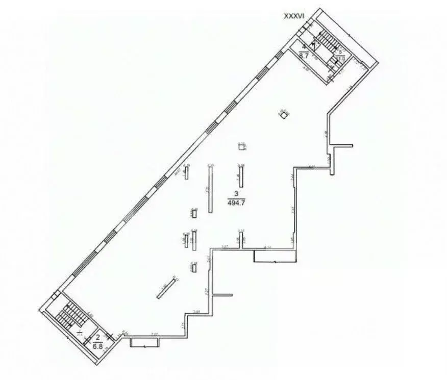 Помещение свободного назначения в Москва Погонный проезд, 3А (516 м) - Фото 2