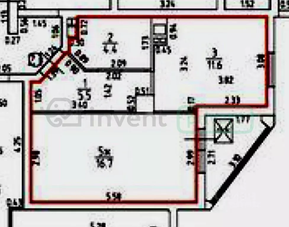 1-к кв. Калининградская область, Калининград ул. Гайдара, 90 (42.0 м) - Фото 2