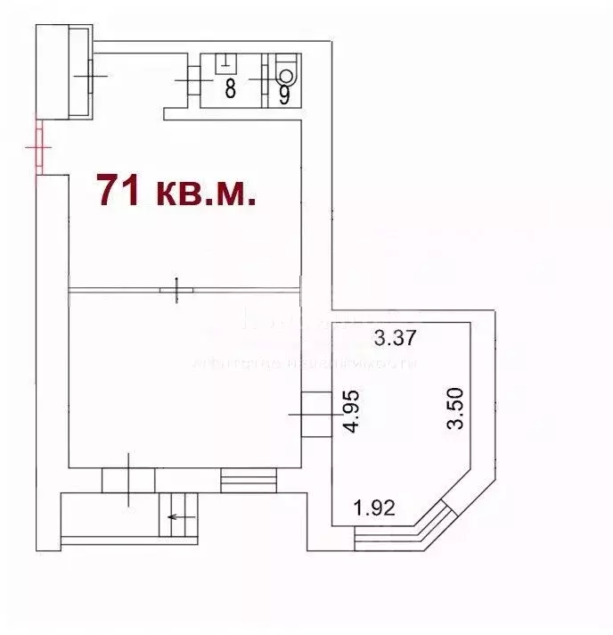 Торговая площадь в Москва Бескудниковский бул., 29К1 (71 м) - Фото 2