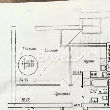 1-к кв. Калининградская область, Гурьевск бул. Краковский, 16 (52.0 м) - Фото 2