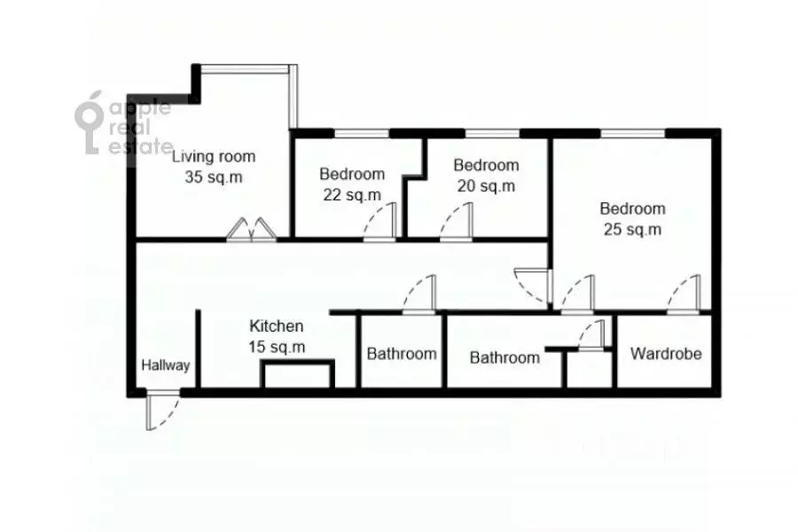 4-к кв. Москва Мосфильмовская ул., 70к2 (145.0 м) - Фото 1