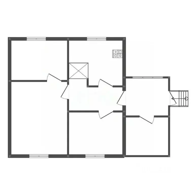 Дом в Амурская область, Свободный Поселковый пер., 5кв1 (41 м) - Фото 1