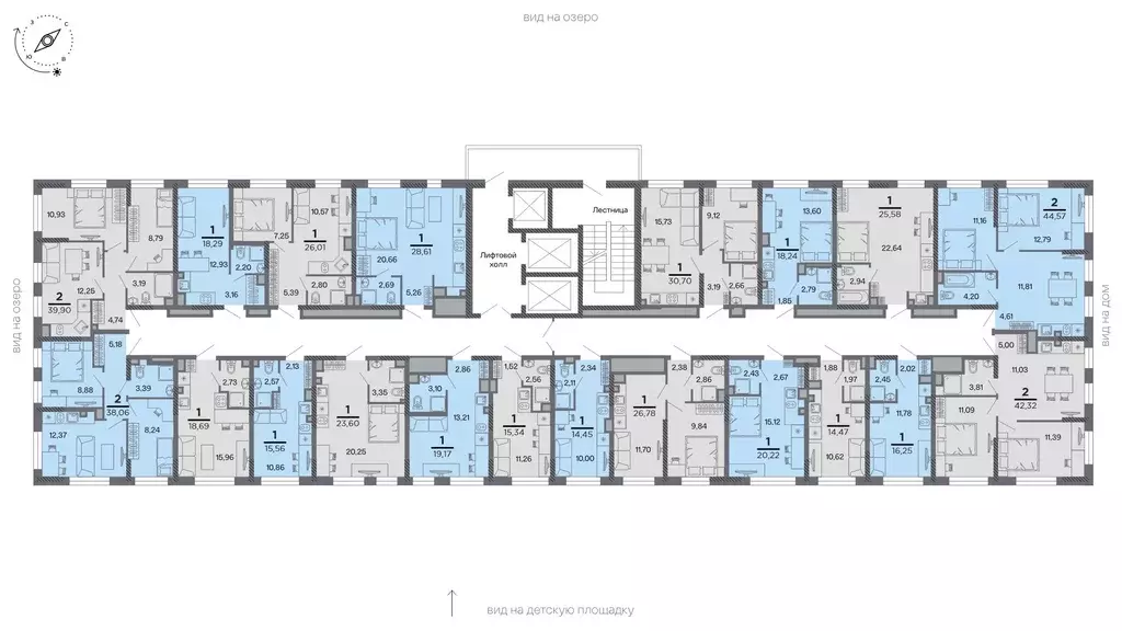 1-к кв. Рязанская область, Рязань Олимпийский городок мкр, 10 (15.56 ... - Фото 1