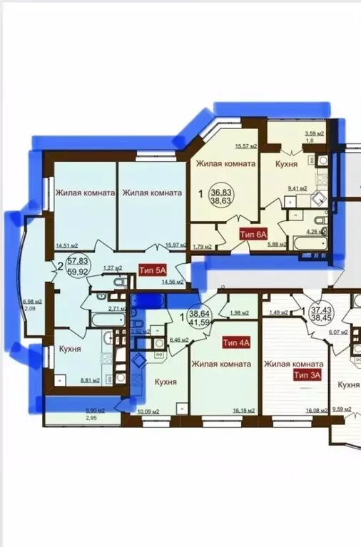 4-к кв. Калужская область, Калуга Тепличная ул., 9 (100.0 м) - Фото 2