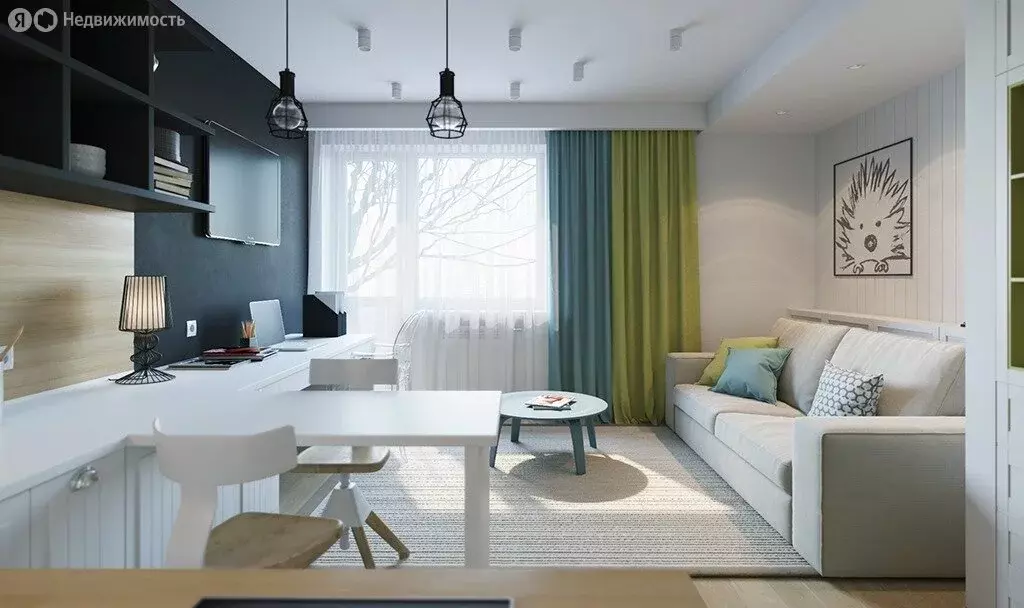 Квартира-студия: Красноярск, улица Лесников, 51Б (24.2 м) - Фото 1