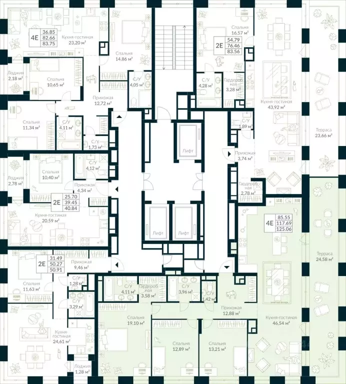 3-к кв. Башкортостан, Уфа Глумилино жилрайон, Урман Сити жилой ... - Фото 2