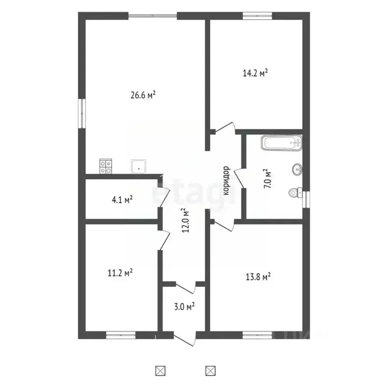 Дом в Воронежская область, Рамонский район, Новоживотинновское с/пос, ... - Фото 2