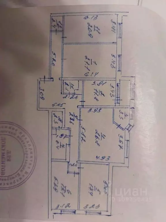 5-к кв. Кемеровская область, Кемерово ул. Тухачевского, 43 (159.0 м) - Фото 0