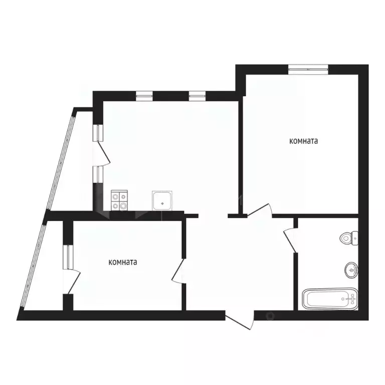 2-к кв. Тюменская область, Тюмень ул. Максима Горького, 90 (84.5 м) - Фото 2