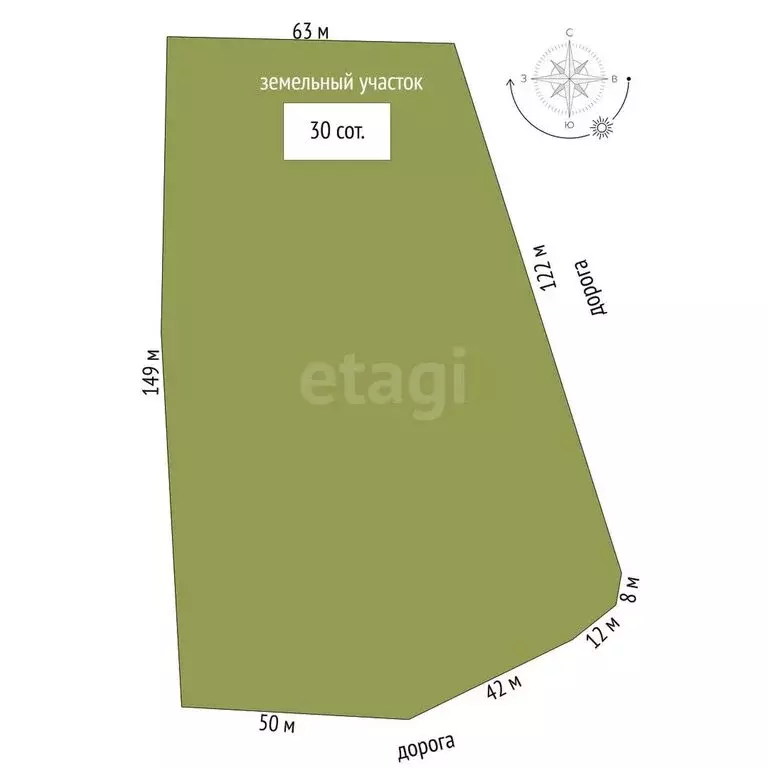 Участок в Салаирка, Новогодняя улица (30 м) - Фото 0