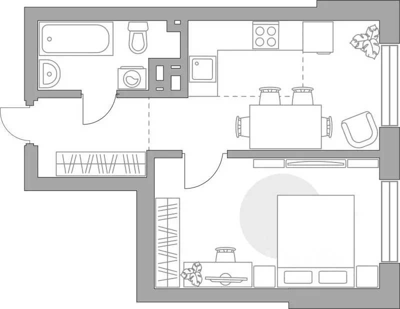 2-к кв. Башкортостан, Уфа Зеленая Роща жилрайон, Лесная Симфония жилой ... - Фото 1