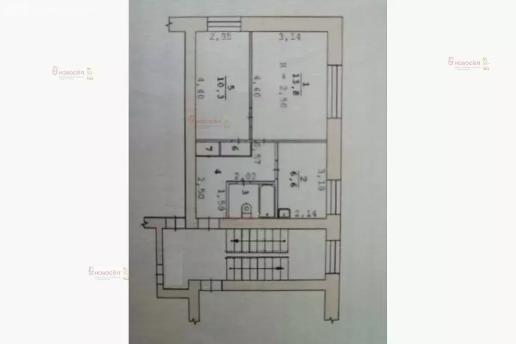 2-комнатная квартира: Свердловская область, муниципальное образование ... - Фото 1