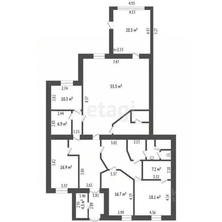 Офис в Белгородская область, Белгород Октябрьская ул., 63 (220 м) - Фото 2
