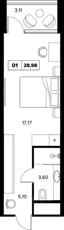 1-к кв. Краснодарский край, Сочи Культурное Уч-Дере мкр, ул. Семашко, ... - Фото 1