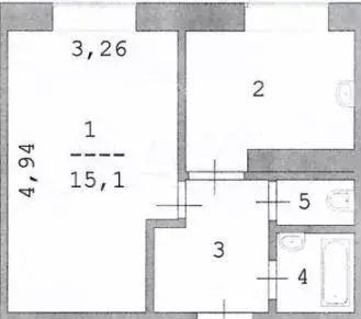 1-к. квартира, 29,7 м, 1/9 эт. - Фото 0