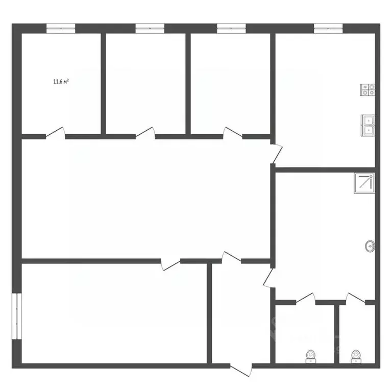 Комната Вологодская область, Вологда ул. Карла Маркса, 78 (11.6 м) - Фото 2
