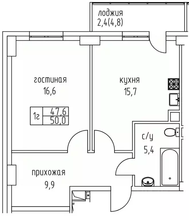 1-к кв. Саха (Якутия), Якутск просп. Михаила Николаева, 3к5А (50.0 м) - Фото 0