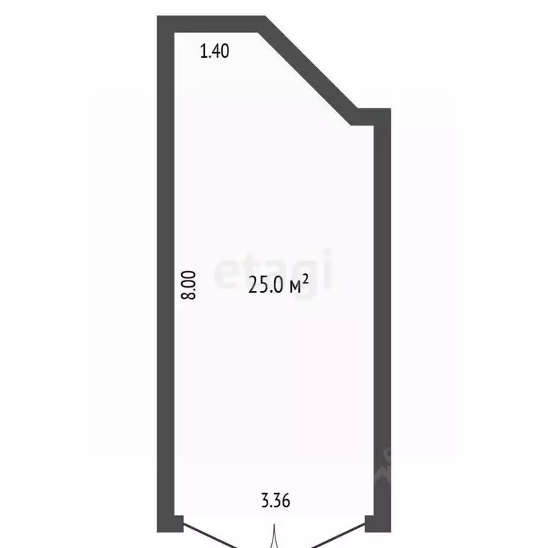 Гараж в Тюменская область, Тюмень Орловская ул., 52 (25 м) - Фото 2