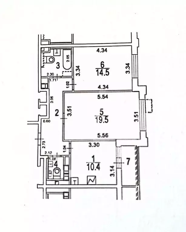 2-к кв. Москва ул. Академика Королева, 23 (59.3 м) - Фото 2