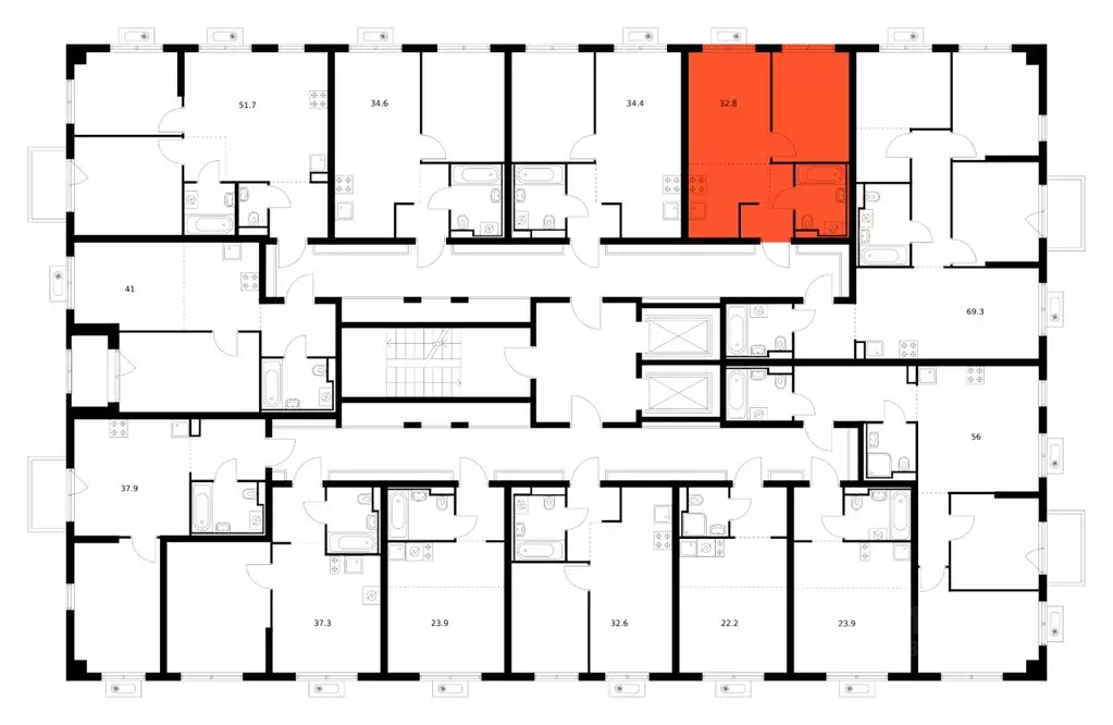 1-к кв. Ленинградская область, Всеволожский район, Заневское городское ... - Фото 2