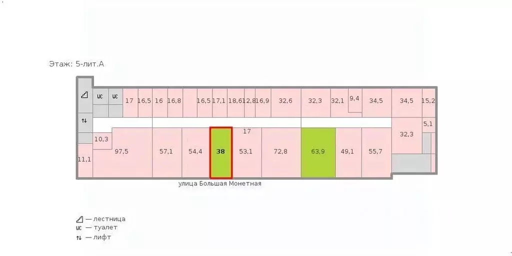 Офис в Санкт-Петербург Большая Монетная ул., 16 (38 м) - Фото 2