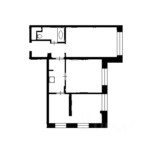 3-к кв. Москва Международная ул., 15А (67.0 м) - Фото 2
