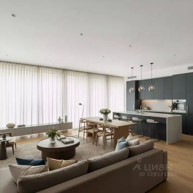 3-к кв. Москва Мосфильмовская ул., 1А (140.0 м) - Фото 1