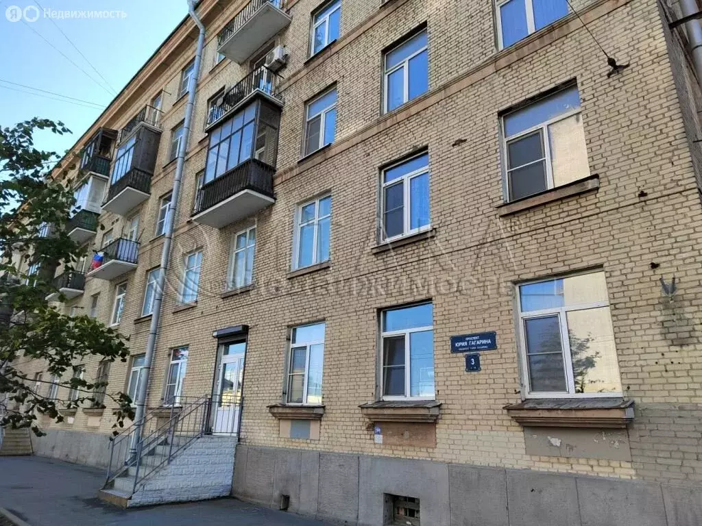 2-комнатная квартира: Санкт-Петербург, проспект Юрия Гагарина, 3 (55.8 ... - Фото 2