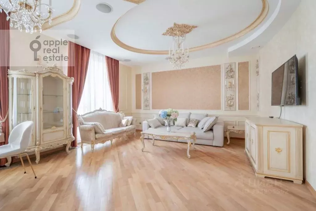 3-к кв. Москва ул. Остоженка, 27К2 (124.0 м) - Фото 1