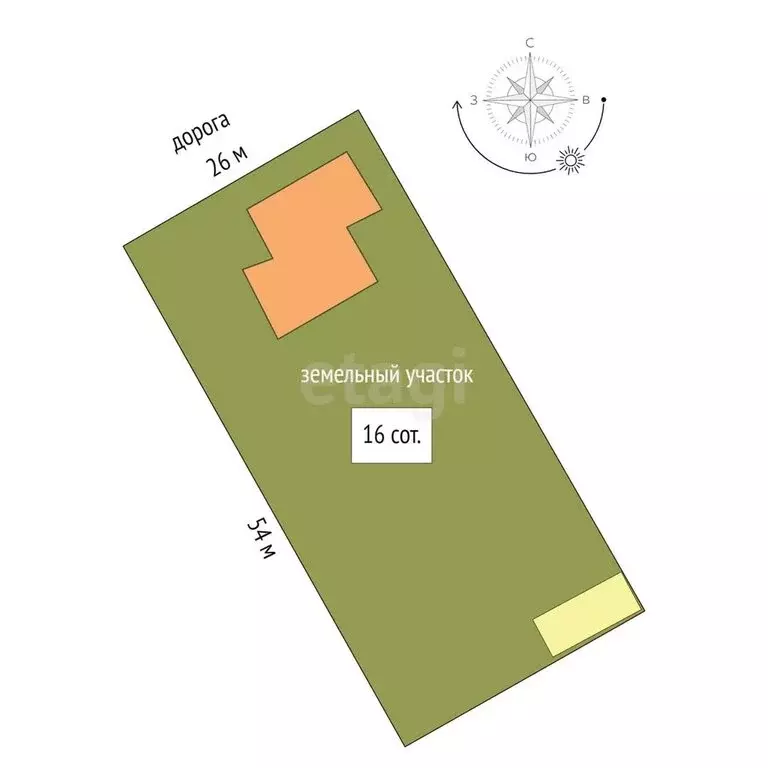 Дом в село Беркут, Первомайская улица (168 м) - Фото 1