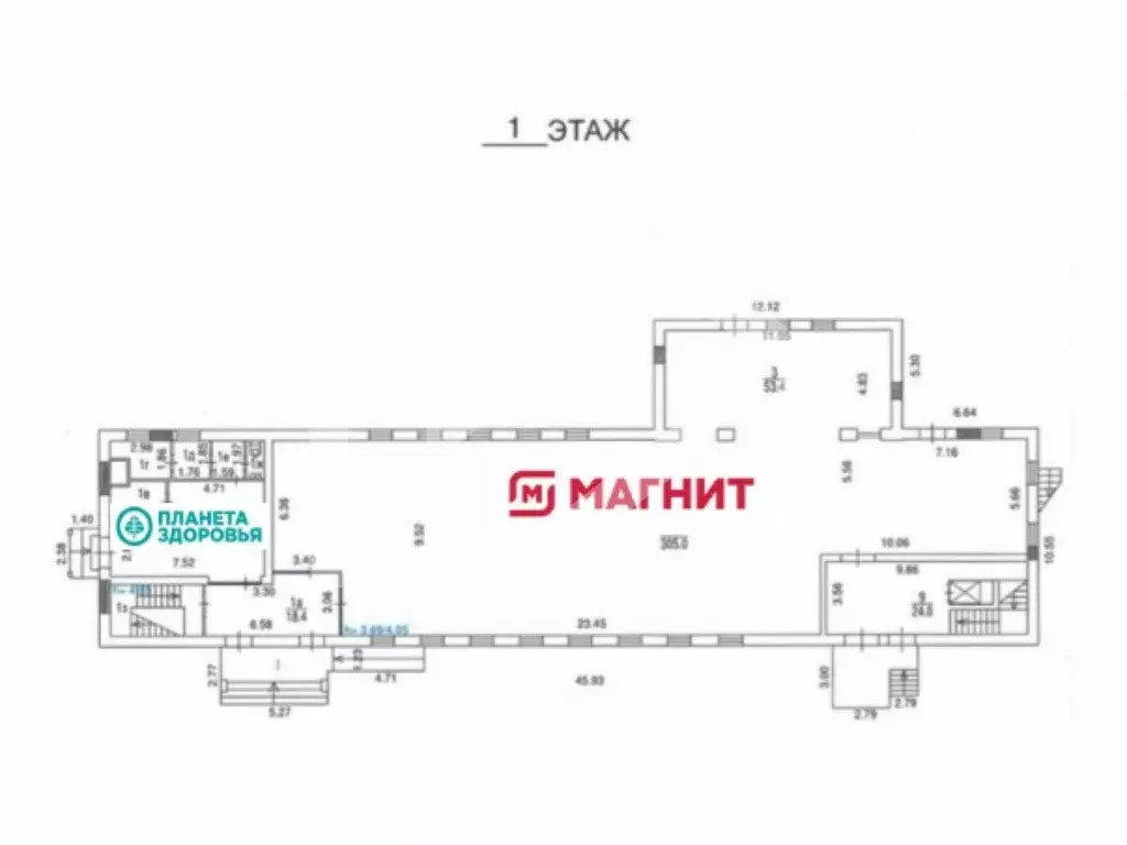 Помещение свободного назначения в Москва ул. Дыбенко, 28С2 (834 м) - Фото 2