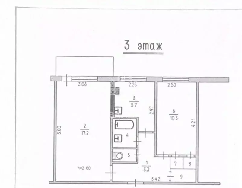 2-к кв. Крым, Керчь ул. Гайдара, 7 (44.1 м) - Фото 2