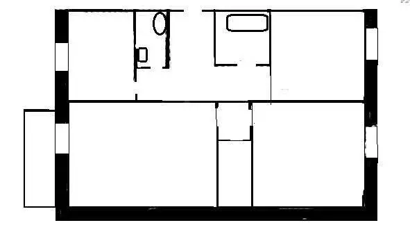 Квартира, 3 комнаты, 69.7 м - Фото 1