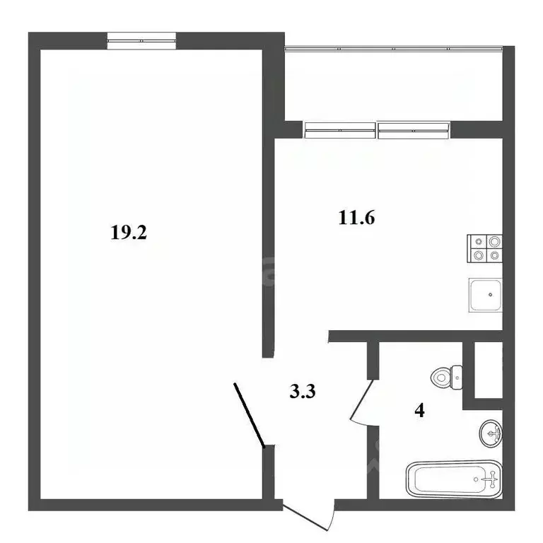 1-к кв. Воронежская область, Воронеж ул. 45-й Стрелковой Дивизии, ... - Фото 2